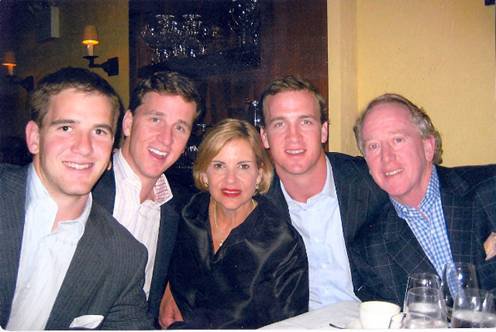 The Manning Family: Eli, Cooper, Olivia, Peyton and Archie