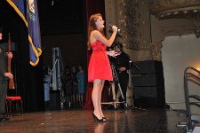 Virginia Newsome sings National Anthem
